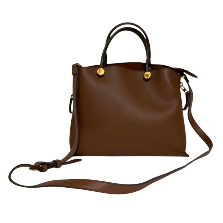美品 EPOR エポール ロペ 2WAY ハンド ショルダーバッグ ブラウン 