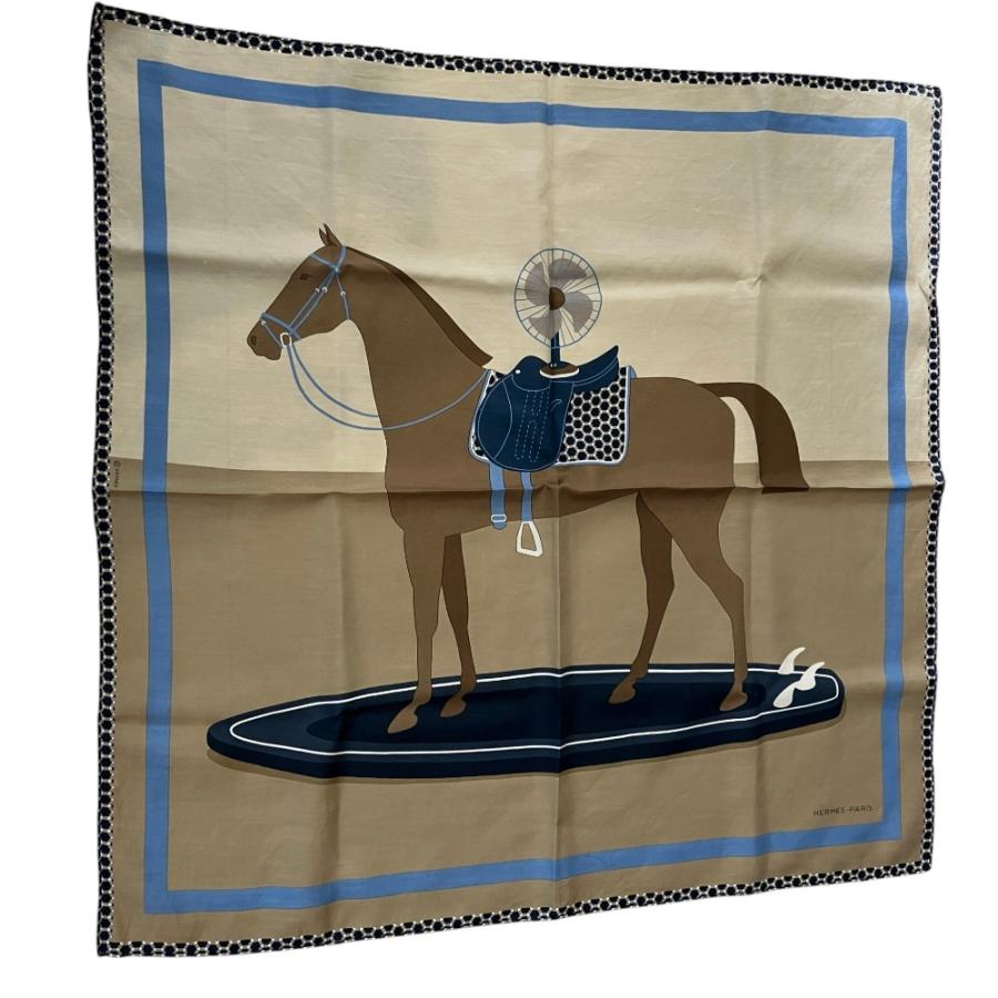 HERMES（エルメス） 新品同様 CARRE 65 TW DOUCER サーフィン・ファン