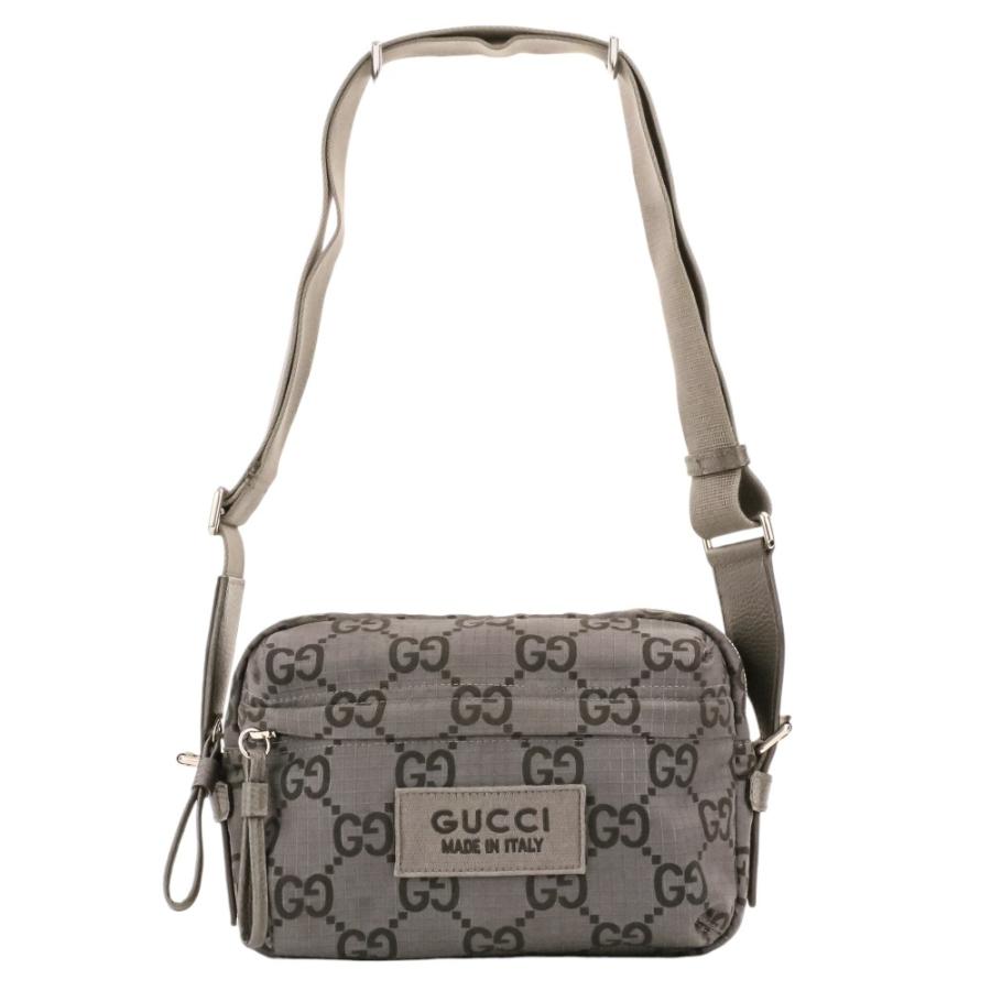 GUCCI（グッチ） 美品 ECONYLON GG ポリエステル ショルダーバッグ