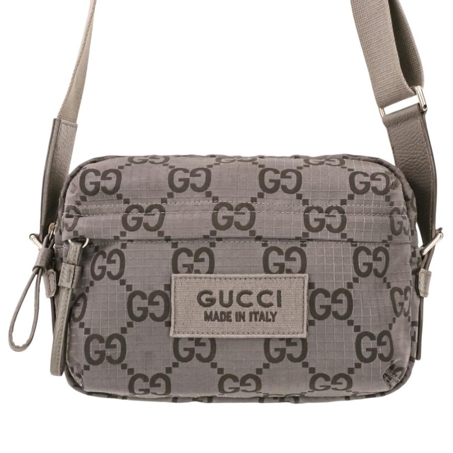 GUCCI（グッチ） 美品 ECONYLON GG ポリエステル ショルダーバッグ