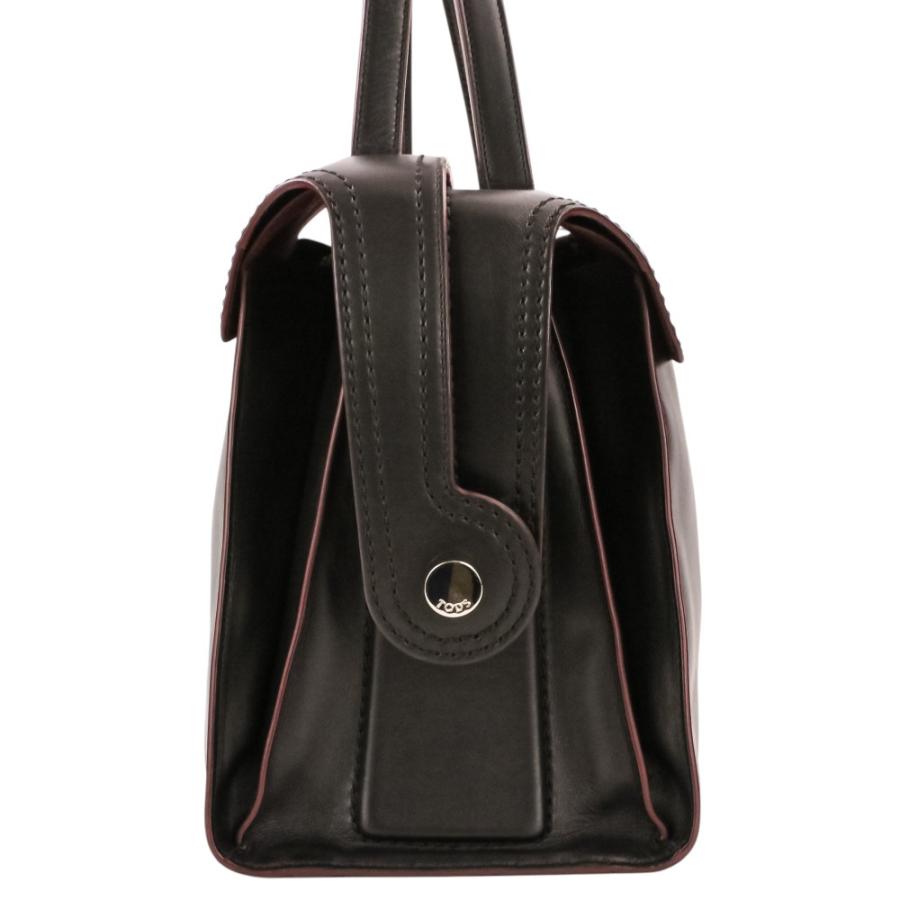 美品 TOD'S トッズ ゴンミーニ ツイストボウリング ボストンバッグ