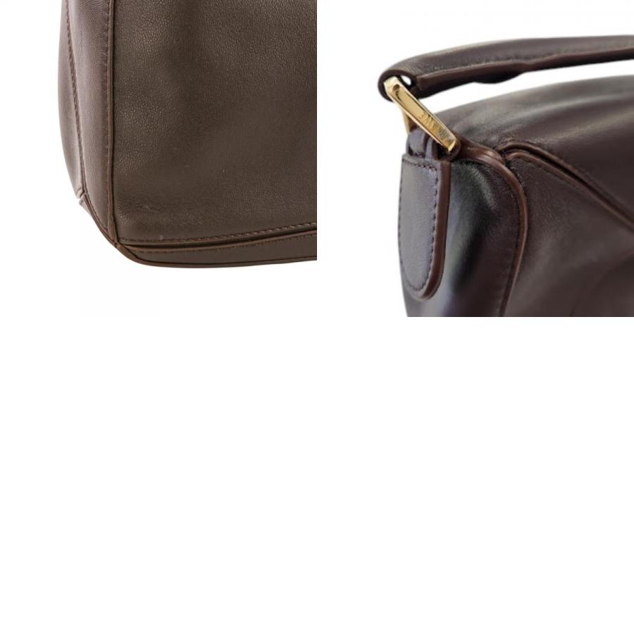 LOEWE（ロエベ） 良品 Small Featherlight Puzzle bag in nappa