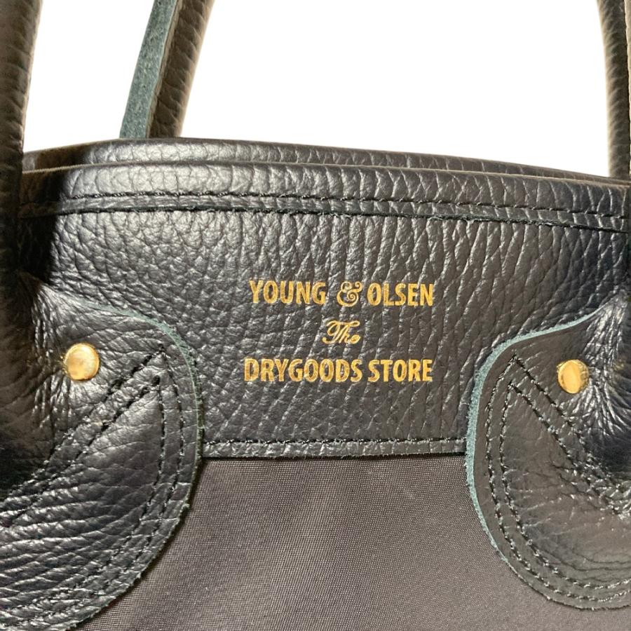 新品同様 YOUNG & OLSEN ヤングアンドオルセン ナイロン×レザー 2WAY