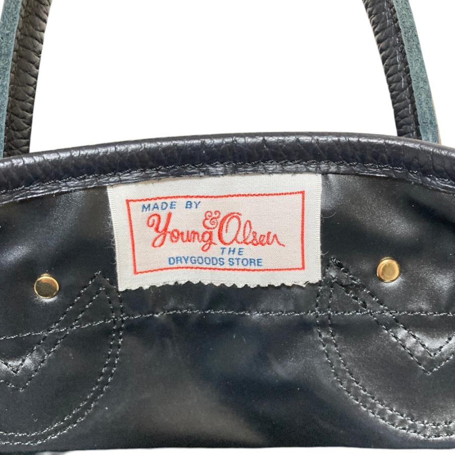 美品 YOUNG &amp; OLSEN ヤングアンドオルセン レザー ショルダーバッグ ブラック レディース 古着 中古 USED 中古・古着通販】YOUNG & OLSEN The DRYGOODS STORE (ヤングアンド