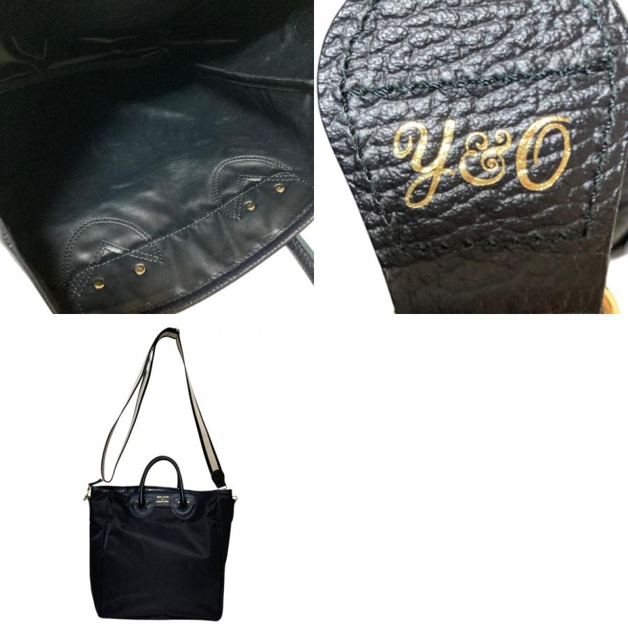 新品同様 YOUNG & OLSEN ヤングアンドオルセン ナイロン×レザー 2WAY