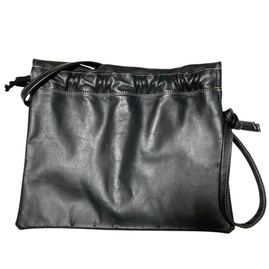 美品 YOUNG & OLSEN ヤングアンドオルセン レザー ショルダーバッグ 