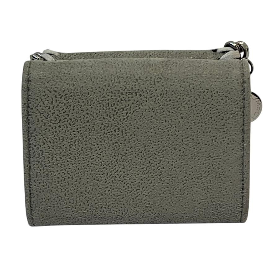 未使用 STELLA McCARTNEY ステラマッカートニー ファラベラ 三つ折り財布 ミニウォレット 521371 グレー レディース 古着 中古 USED Stella McCartney - 未使用 STELLA McCARTNEY ステラマッカートニー
