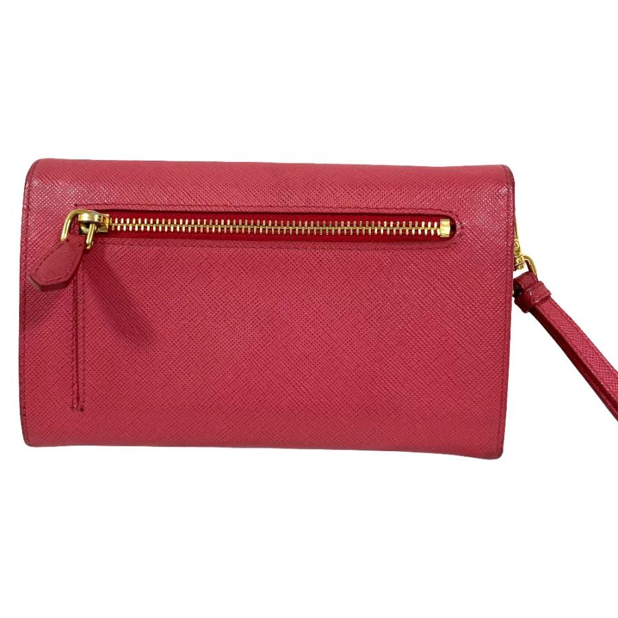 PRADA（プラダ） 良品 サフィアーノレザー ウォレット 二つ折り財布