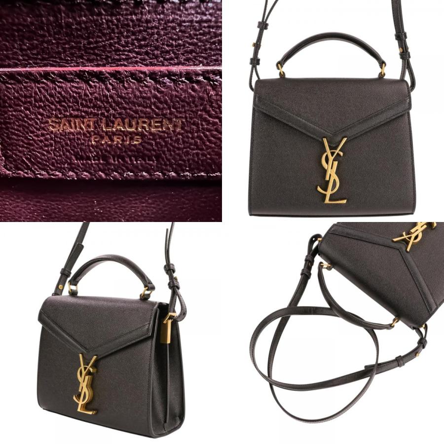 美品 SAINT LAURENT PARIS サンローランパリ カサンドラ ミニ トップ 