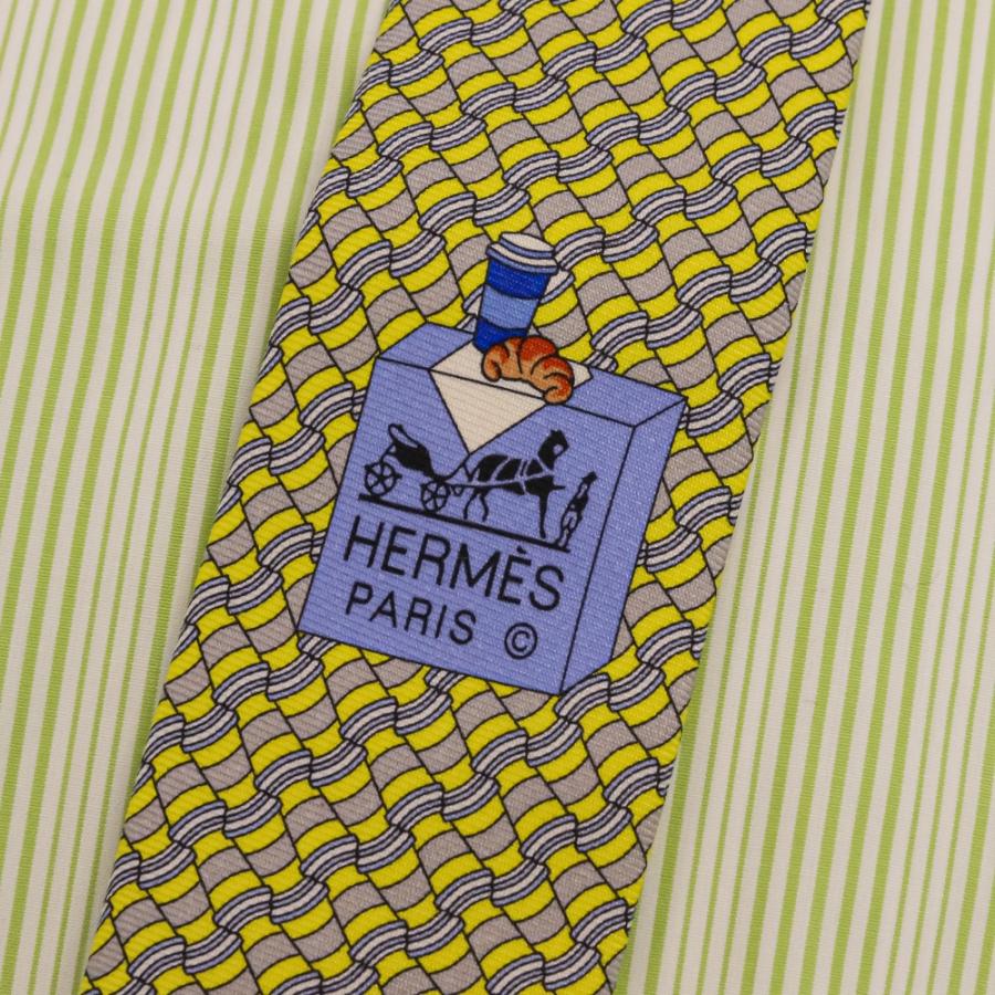 HERMES（エルメス） 未使用 プティアッシュ ネクタイ コットン トート
