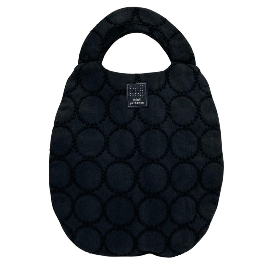 ミナペルホネン　タンバリン　エッグバッグ　ネイビー新品未使用 mina perhonen（ミナペルホネン） 新品同様 tambourine タンバリン