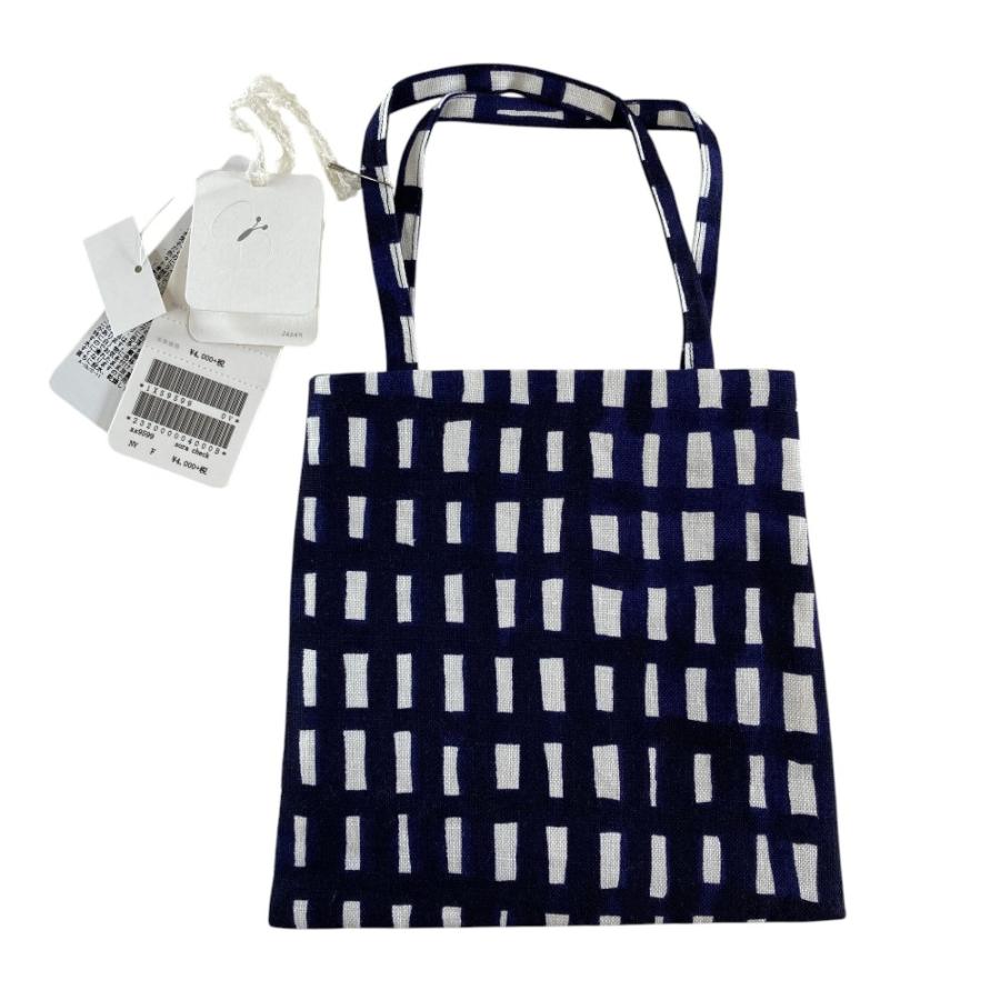 mina perhonenミナペルホネン sora checkトートバック mina perhonen（ミナペルホネン） 新品同様 sora check ミニバッグ