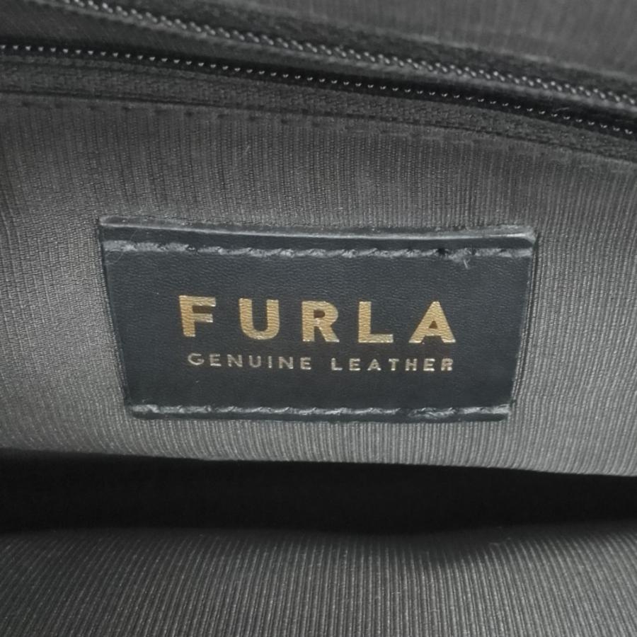 FURLA（フルラ） 良品 Lady レディ クロコ型押しレザー 2way トート