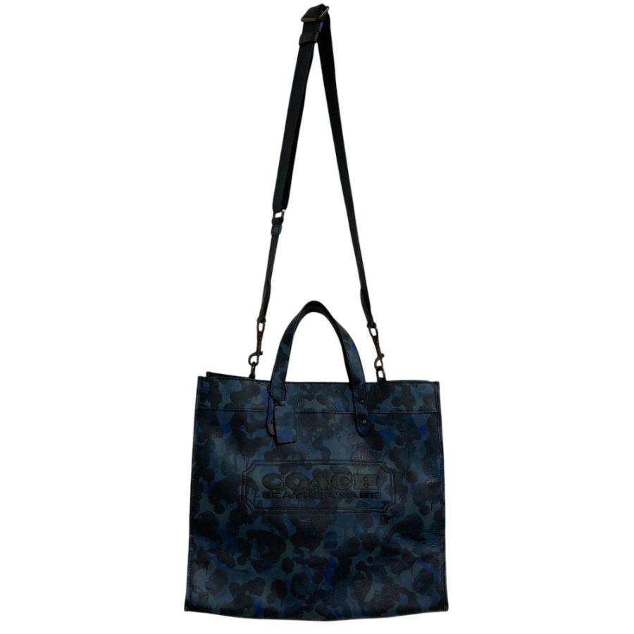 COACH（コーチ） 美品 フィールド トート 40 ウィズ カモ プリント 