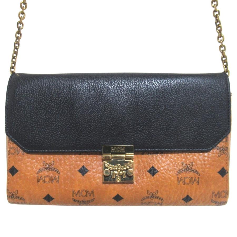 MCM（エムシーエム） 良品 ヴィセトス 2way チェーンショルダーバッグ
