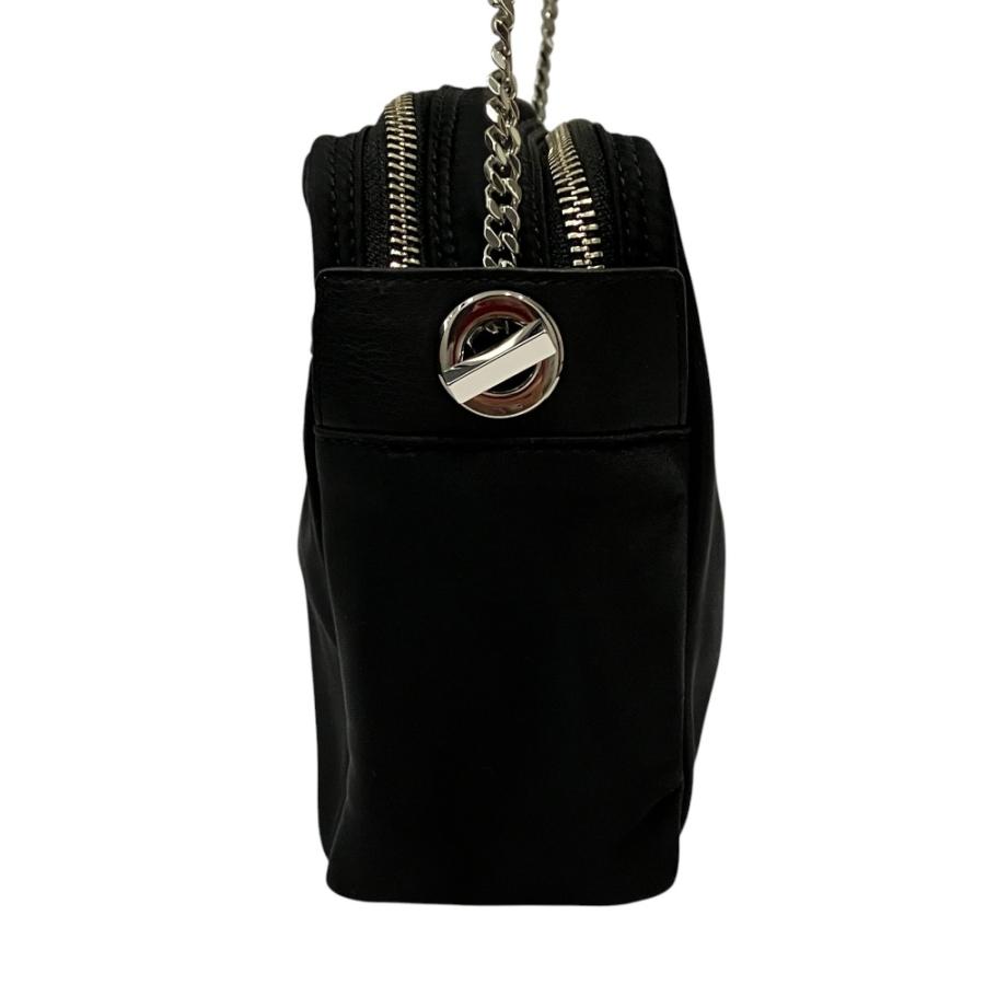 未使用 VERSUS VERSACE ヴェルサス ヴェルサーチ ナイロン チェーンショルダーバッグ ブラック レディース 古着 中古 USED VERSUS（ヴェルサス） 未使用 VERSUS VERSACE ヴェルサーチ ナイロン