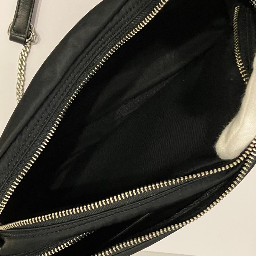 未使用 VERSUS VERSACE ヴェルサス ヴェルサーチ ナイロン チェーンショルダーバッグ ブラック レディース 古着 中古 USED VERSUS（ヴェルサス） 未使用 VERSUS VERSACE ヴェルサーチ ナイロン