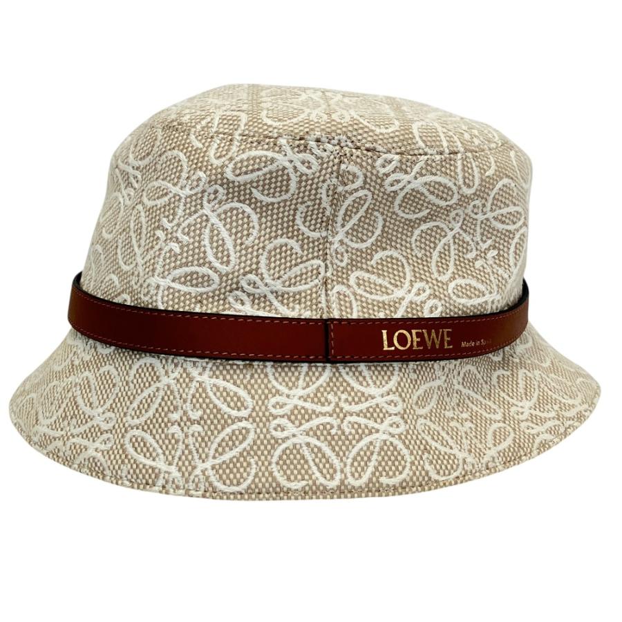 LOEWE（ロエベ） 良品 アナグラムジャガード バケットハット