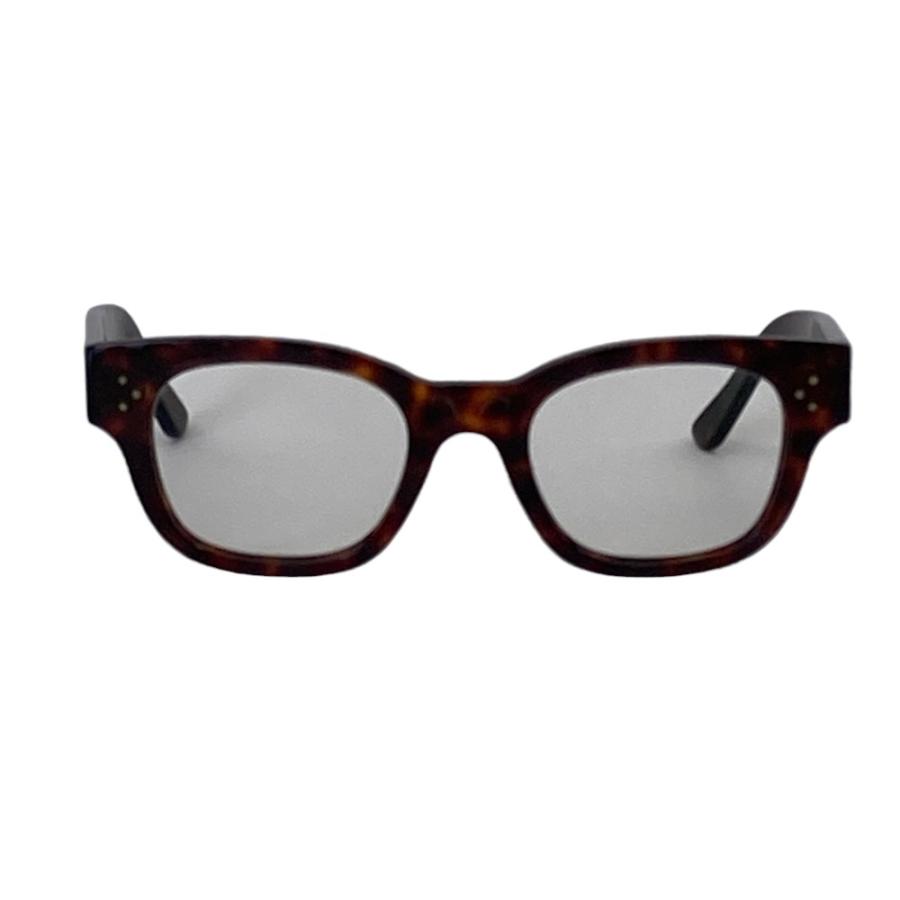 新品未使用CELINE sunglasses 鼈甲べっこう CELINE（セリーヌ） 美品 べっ甲柄 セルフレーム メガネ CL50035J 49