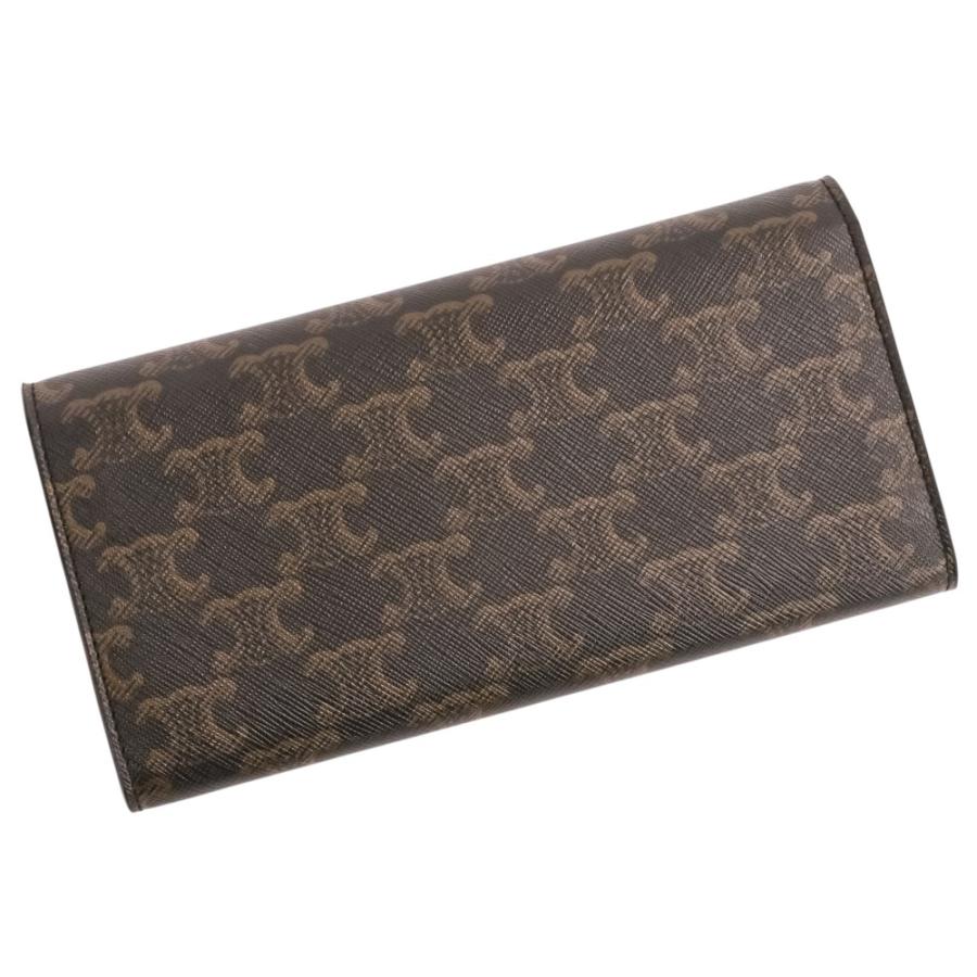 CELINE（セリーヌ） 良品 PVC トリオンフ金具 ロングウォレット 長財布