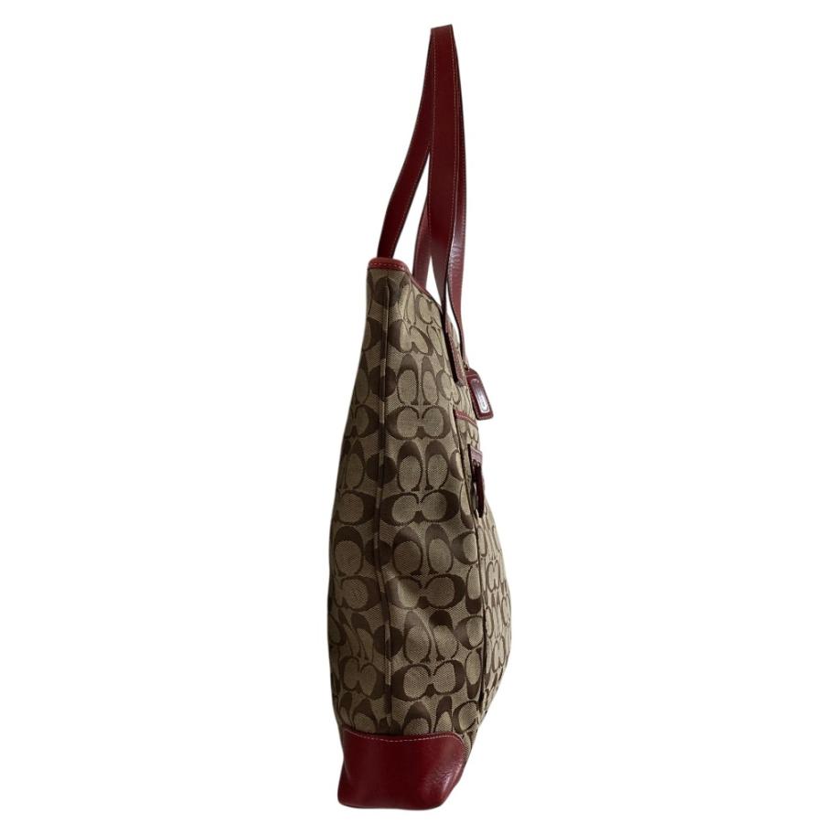 COACH（コーチ） 美品 シグネチャー キャンバス トートバッグ 6071