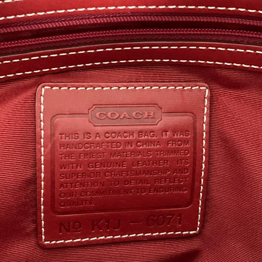 COACH（コーチ） 美品 シグネチャー キャンバス トートバッグ 6071