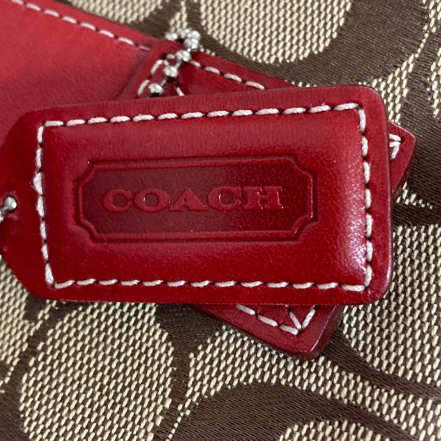 COACH（コーチ） 美品 シグネチャー キャンバス トートバッグ 6071