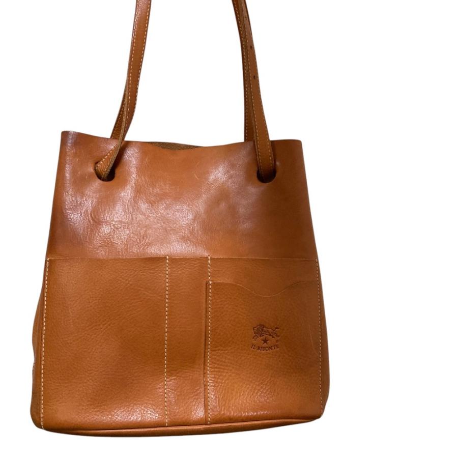 IL BISONTE（イルビゾンテ） 良品 レザー 2WAY トートバッグ 