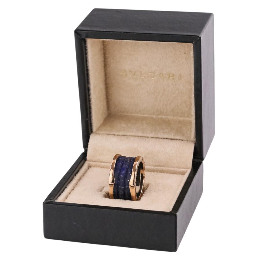 BVLGARI ブルガリブルガリ　リバーシブルリング k18 au750 BVLGARI（ブルガリ） B-ZERO 1 ビーゼロワン K18 ラピスラズリ リング