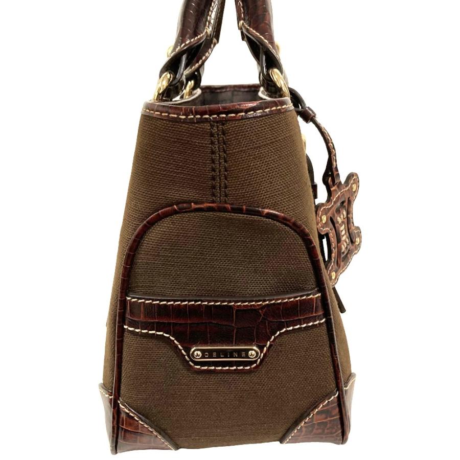 CELINE（セリーヌ） 美品 キャンバス レザー ブギーバック