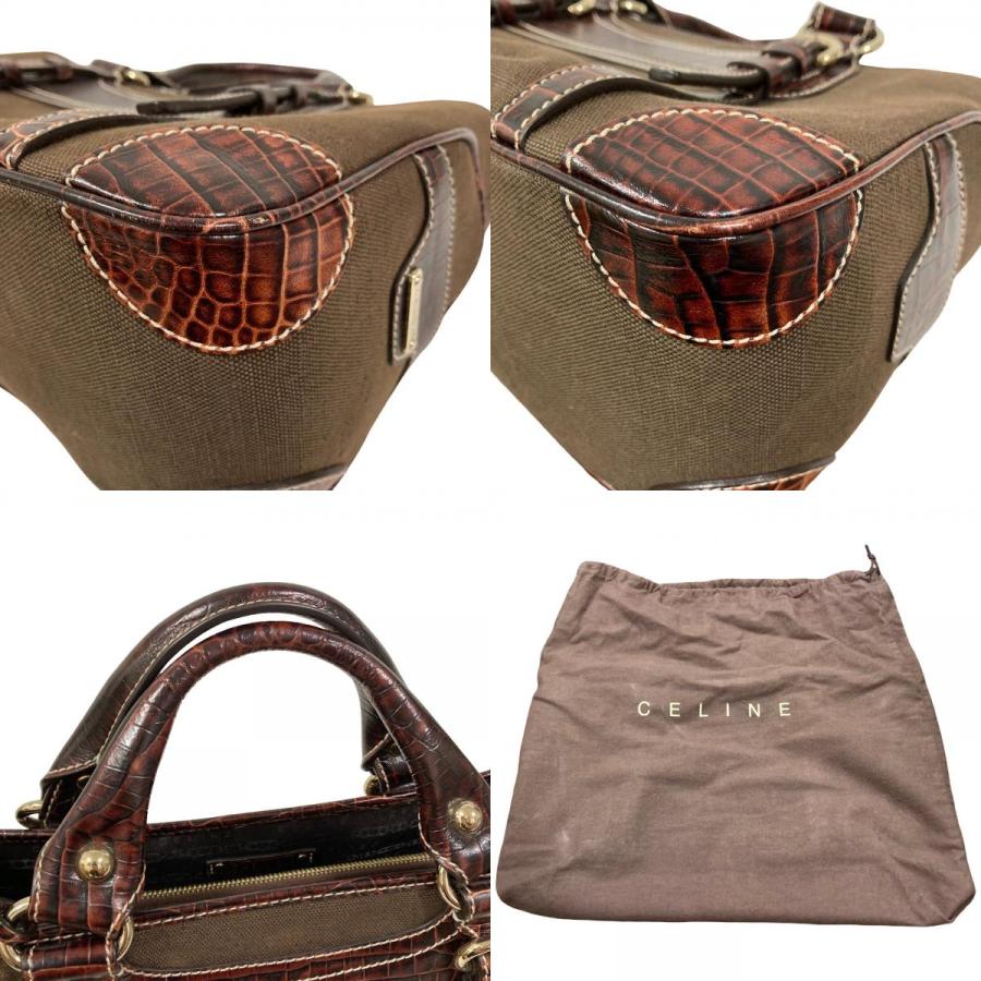 CELINE（セリーヌ） 美品 キャンバス レザー ブギーバック