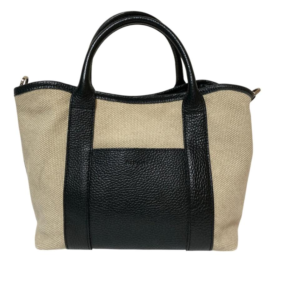 RIPANI（リパーニ） 新品同様 キャンバス レザー 2WAY トートバッグ 