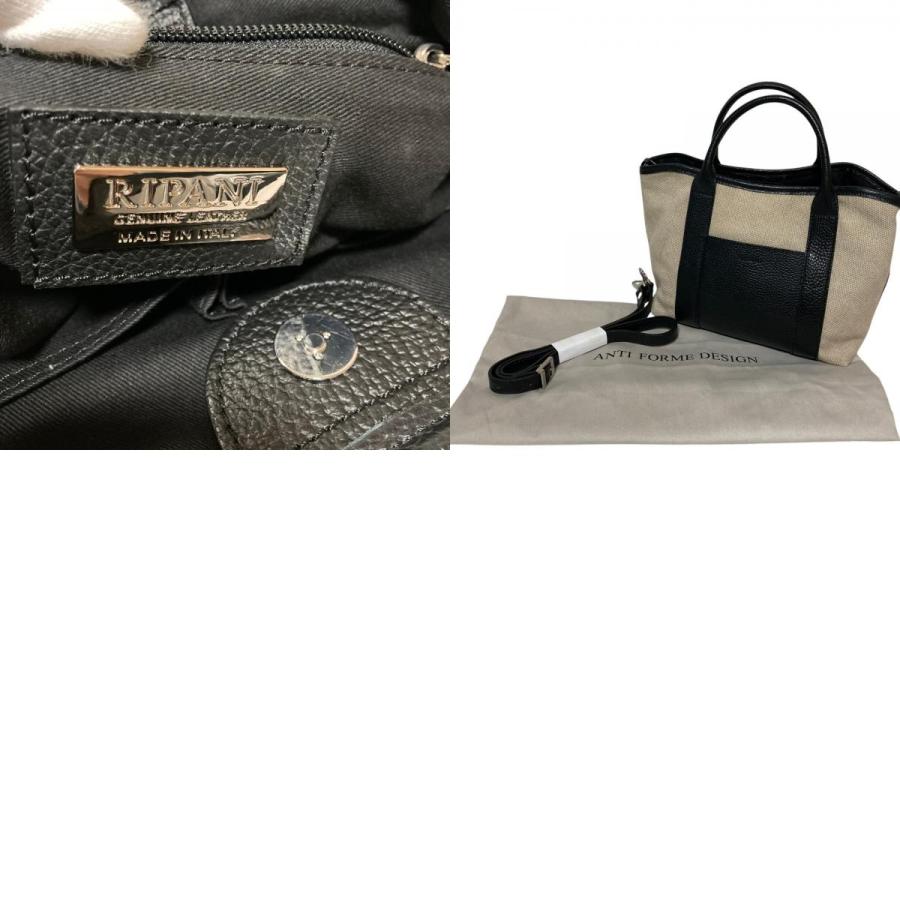 RIPANI（リパーニ） 新品同様 キャンバス レザー 2WAY トートバッグ 