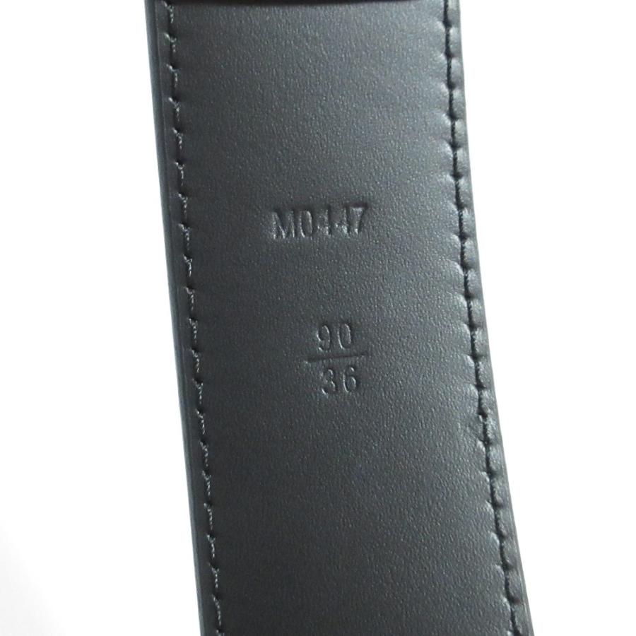 美品 ルイヴィトン サンチュール アーキテクト ダミエグラフィット アーカイブズ ベルト M0447 サイズ90/36 ブラック グレー メンズ 古着 中古 USED LOUIS VUITTON（ルイ・ヴィトン） 美品 サンチュール アーキテクト