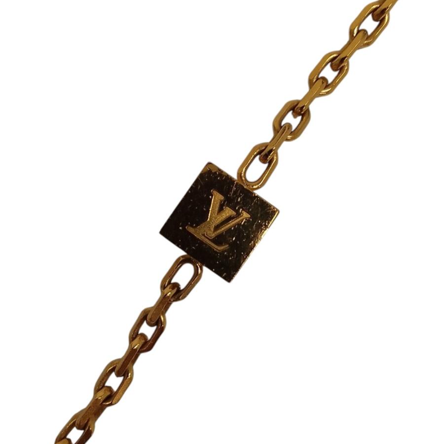 【美品】✨ LOUIS VUITTON ✨ コリエギャンブル キューブ ロゴ LOUIS VUITTON（ルイ・ヴィトン） 良品 コリエ ギャンブル キューブ
