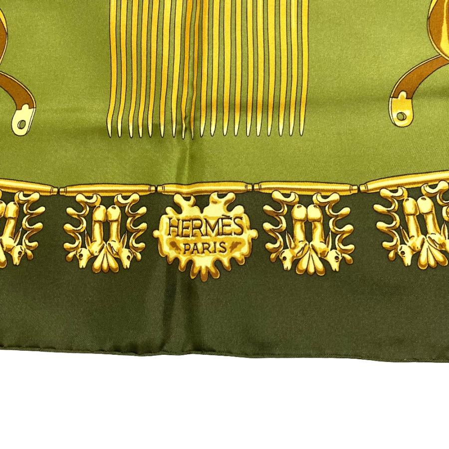 HERMES（エルメス） 美品 LES CAVALIERS D'OR 黄金の騎士 カレ90