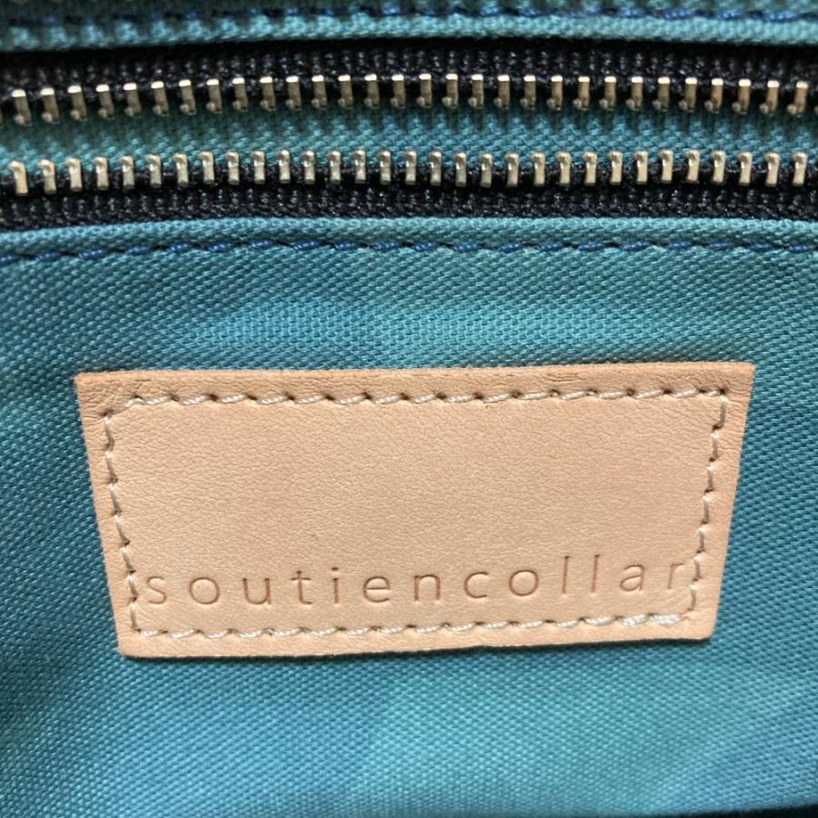 美品 soutiencollar ステンカラー okakaebag おかかえバッグ レザー