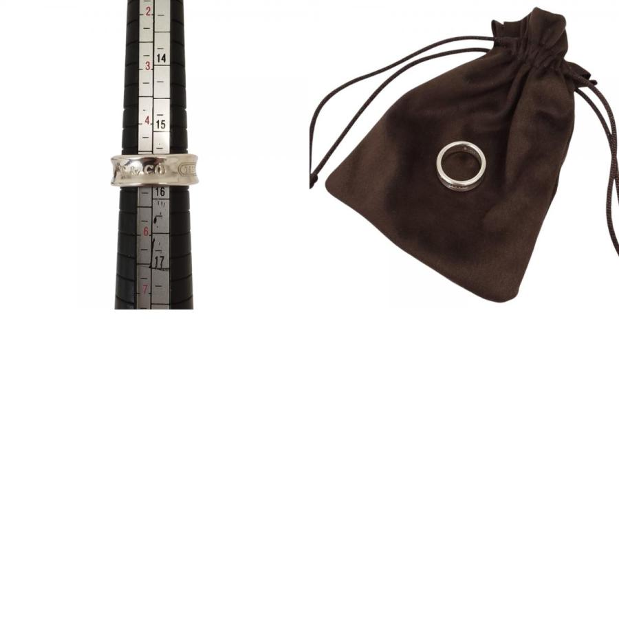 TIFFANY&Co.（ティファニー） 美品 1837 925 ナローリング 約9号