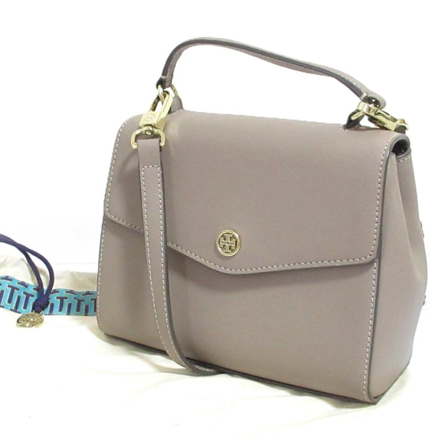 未使用　Tory Burch グレージュ ショルダーバッグ ロビンソン TORY BURCH（トリーバーチ） 美品 ROBINSON レザー 2WAY ショルダー