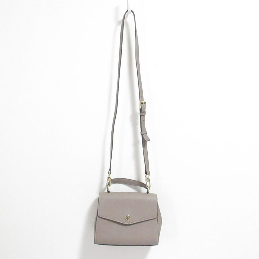未使用　Tory Burch グレージュ ショルダーバッグ ロビンソン TORY BURCH（トリーバーチ） 美品 ROBINSON レザー 2WAY ショルダー