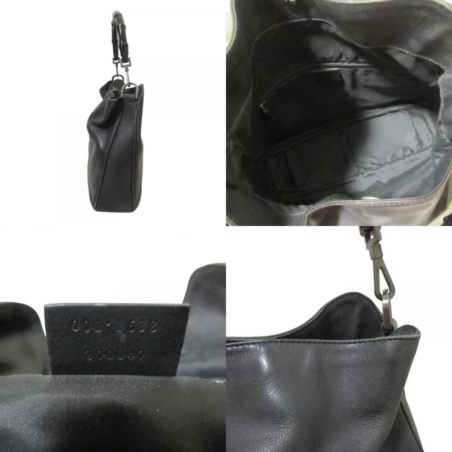 GUCCI（グッチ） バンブーハンドル レザー 2way ハンドバッグ