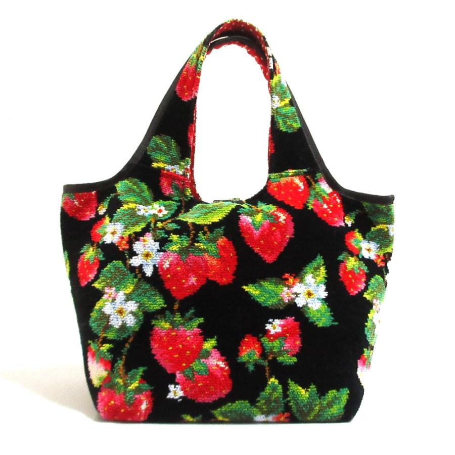 feiler（フェイラー） 美品 ストロベリーフィールド ミニトートバッグ