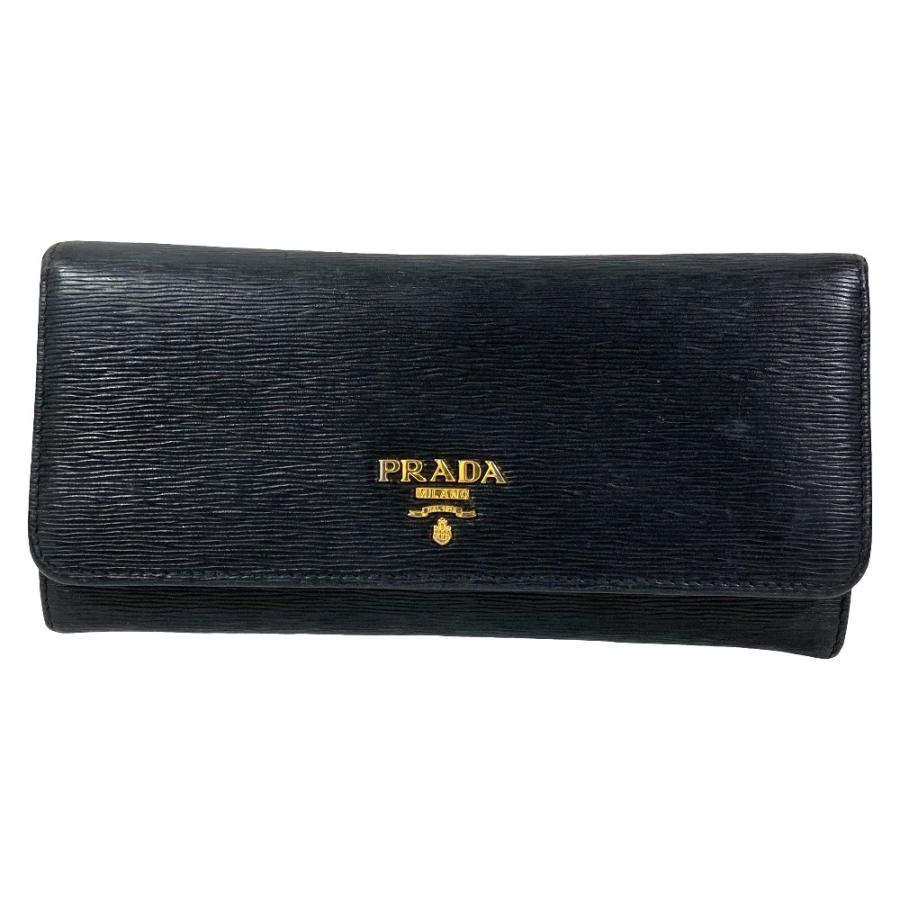 ファッション小物 プラダ PRADA ヴィッテロムーブ レザー 長財布