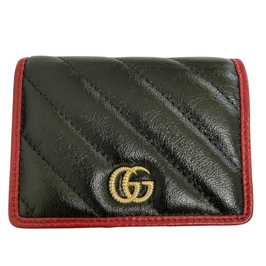 GUCCI（グッチ） 未使用 GG マーモント キルティング コンパクト