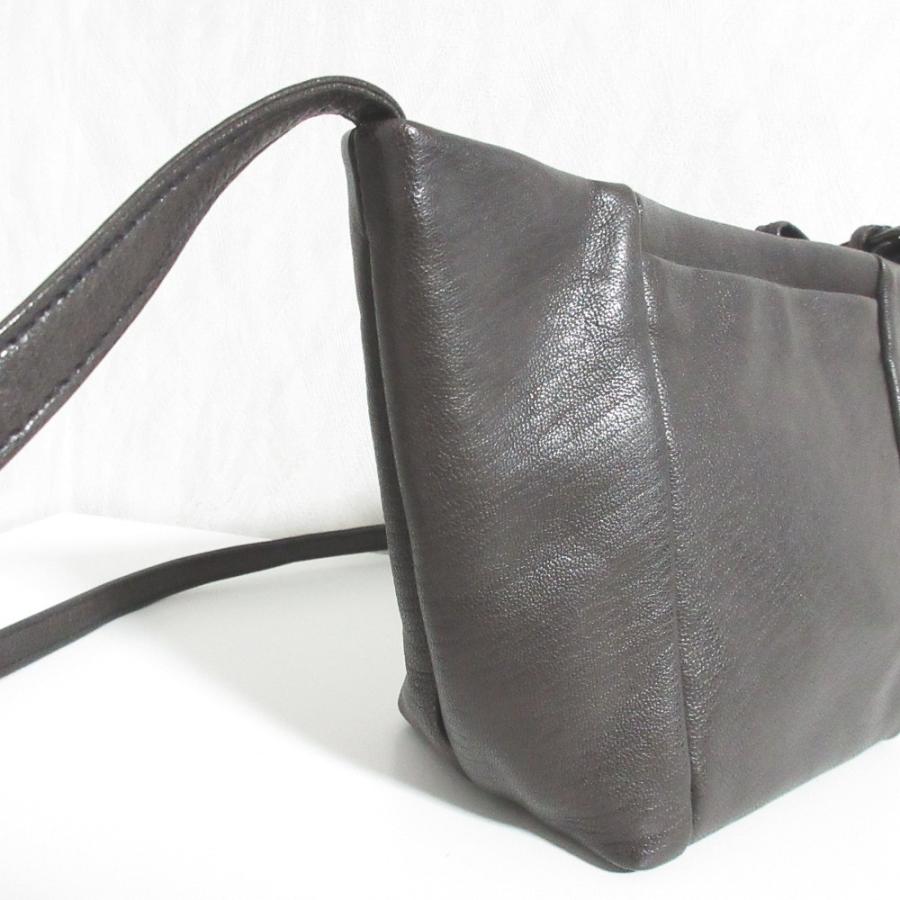 美品 genten ゲンテン ゴートベーシック ミニショルダーバッグ ブラウン レディース 古着 中古 USED genten（ゲンテン） 美品 ゴートベーシック ミニショルダーバッグ