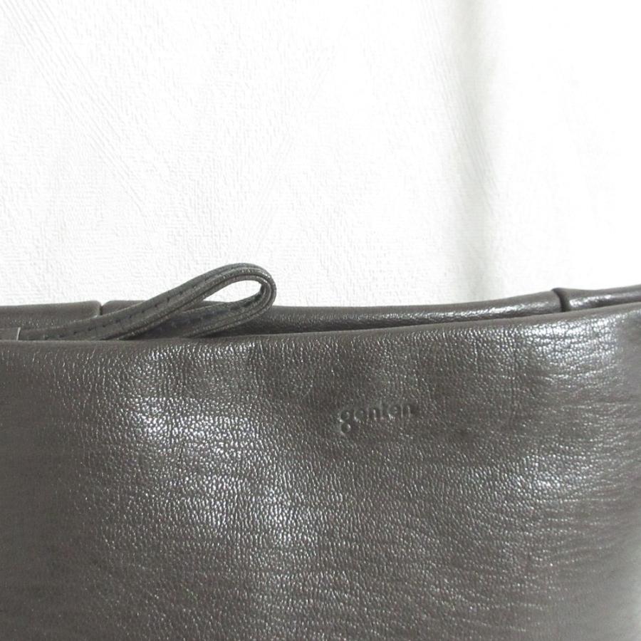 美品 genten ゲンテン ゴートベーシック ミニショルダーバッグ ブラウン レディース 古着 中古 USED genten（ゲンテン） 美品 ゴートベーシック ミニショルダーバッグ