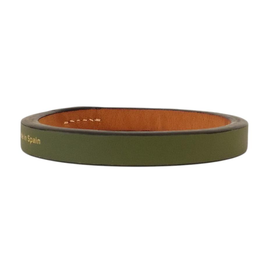 LOEWE（ロエベ） 良品 レザー ダブルバングル セット グリーン