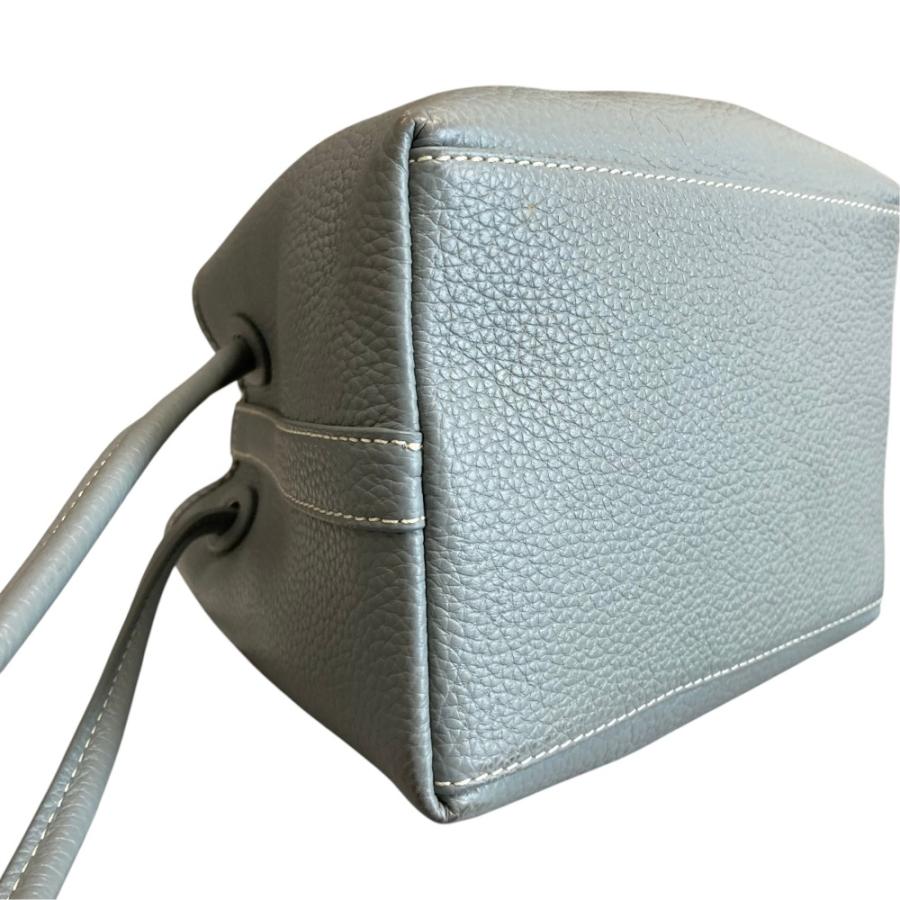 VASIC（ヴァジック） 美品 BOND MINI レザーハンドバッグ ブルー