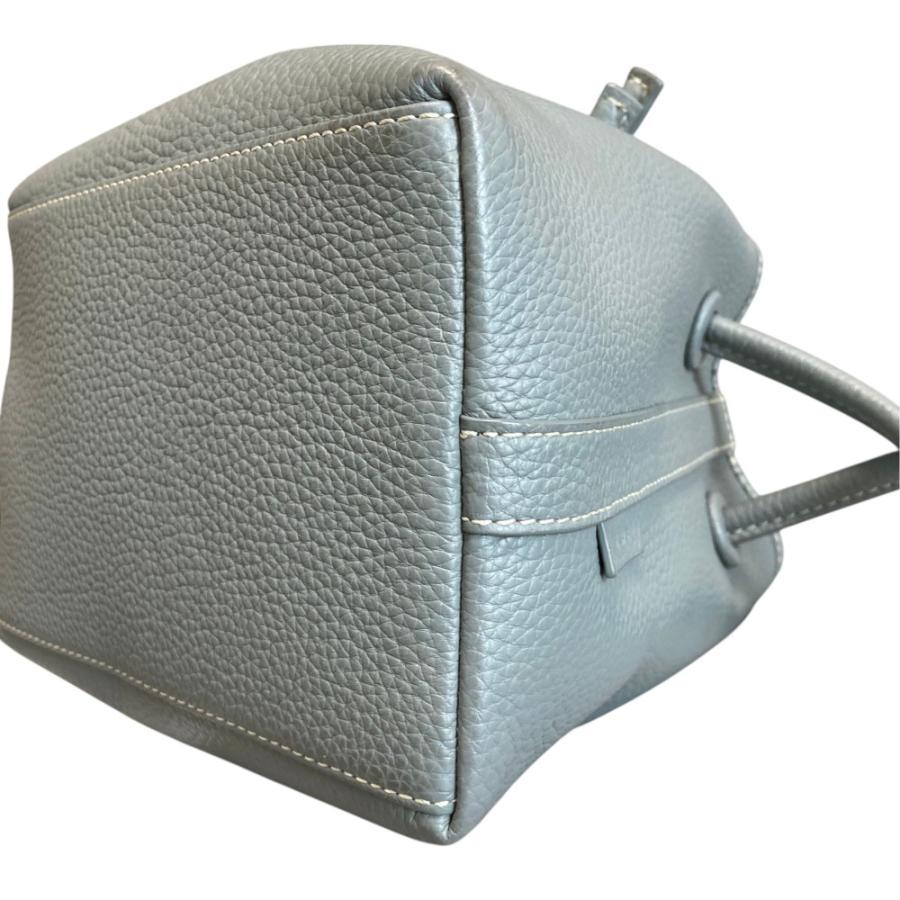 VASIC（ヴァジック） 美品 BOND MINI レザーハンドバッグ ブルー