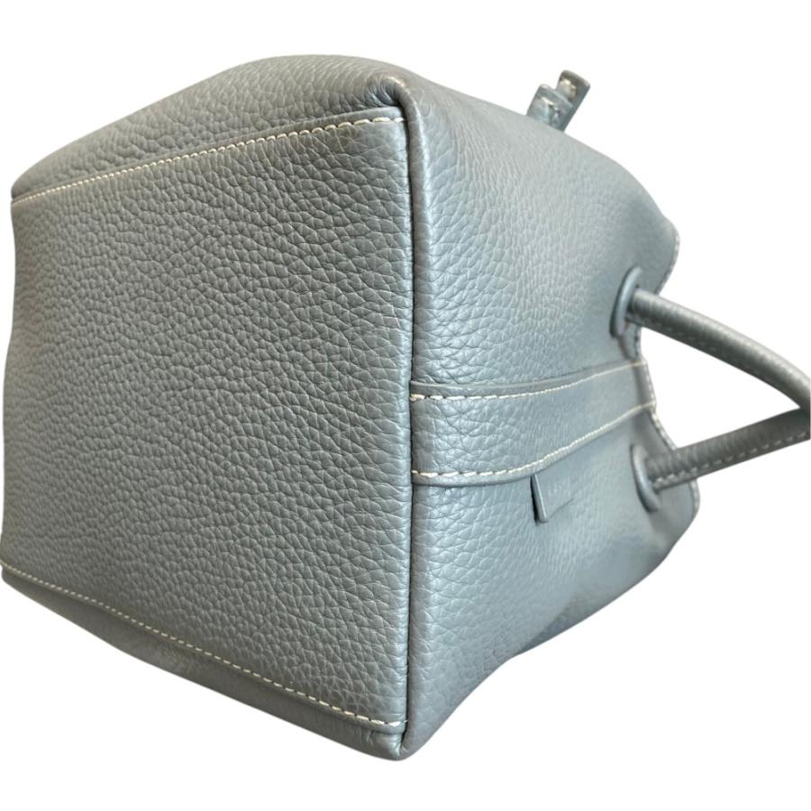 VASIC（ヴァジック） 美品 BOND MINI レザーハンドバッグ ブルー